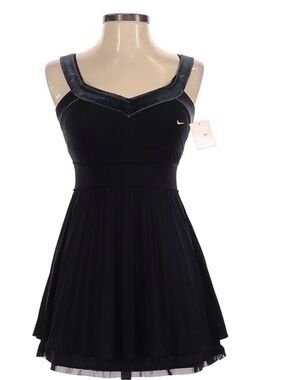 NOT FOR SALE. I WANT 2 BUY or TRADE for this Black Dress with Gold Swoosh Medium